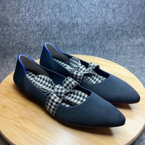 Rothy's Shoes Rothys The Mary Jane In Ink Gingham Poshmark